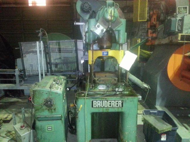 30 TON BRUDERER 3 POST HIGH SPEED PRESS