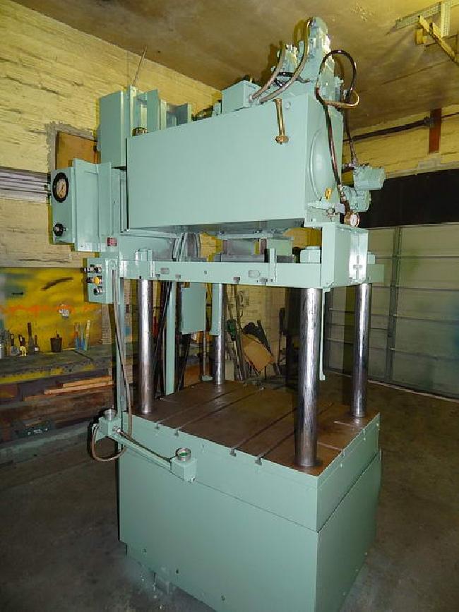 35 TON KEYSTONE 4 POST UP-ACTING HYDRAULIC TRIM PRESS