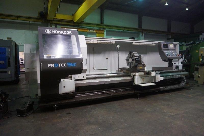 HANKOOK PROTEC 9NC OIL COUNTRY FLAT BED CNC LATHE