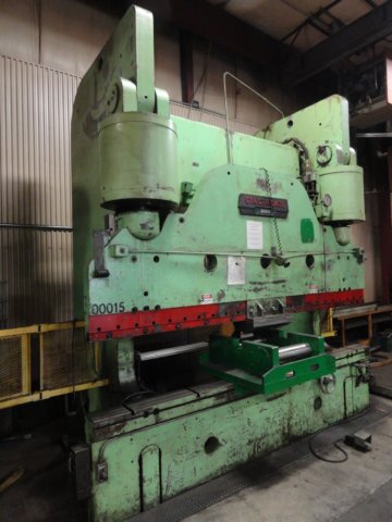 600 TON X 12 CINCINNATI MODEL 600H HYDRAULIC PRESS BRAKE: STOCK #65019