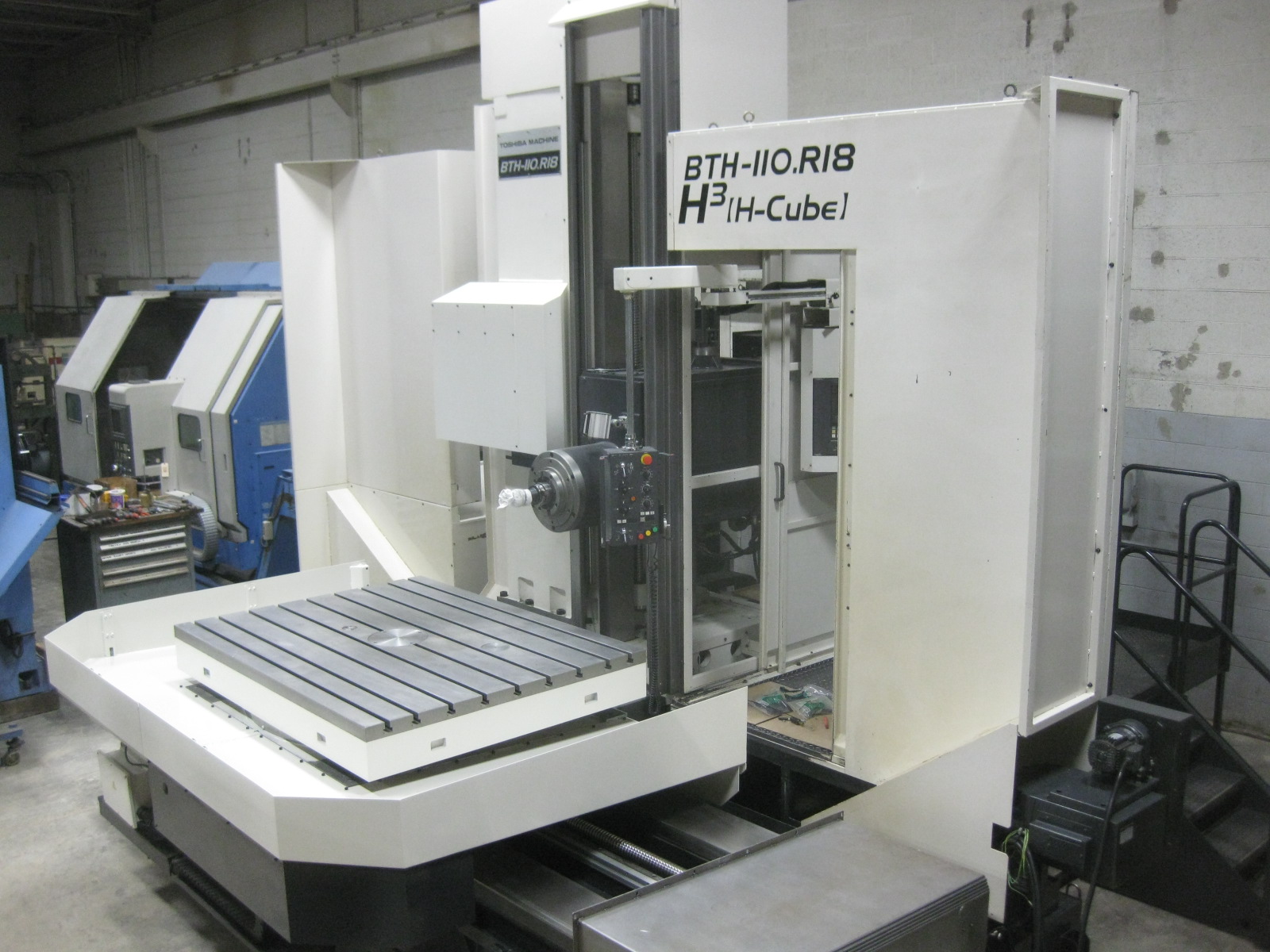 TOSHIBA CNC HORIZONTAL BORING MILL BTH 110 R18  NEW 2007