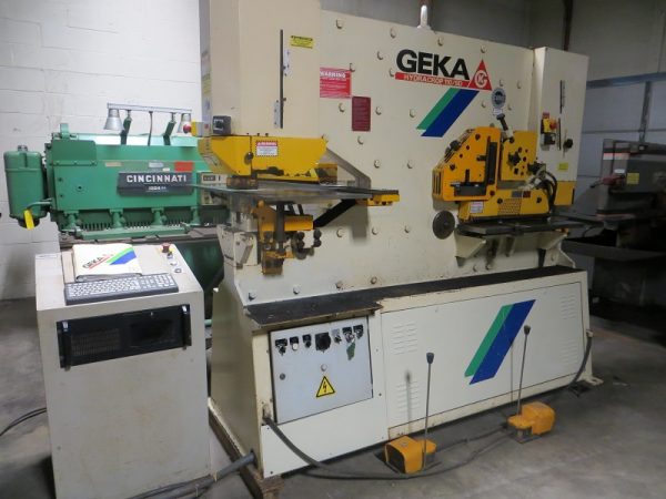 120 TON, GEKA IRONWORKER W/ SEMI PAXY