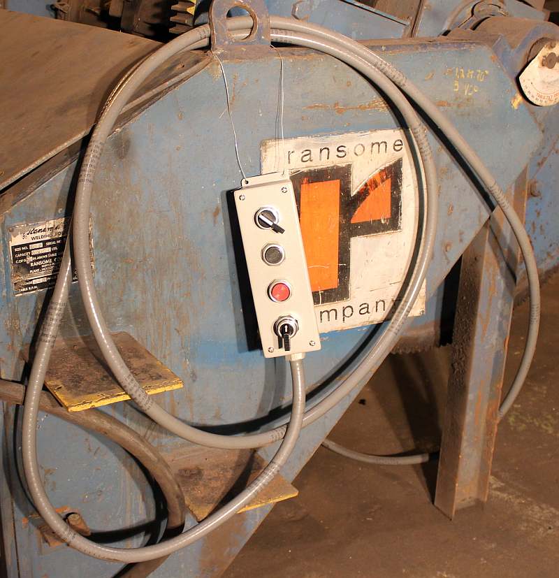 Used Welding Equipment For Sale 6000 Lb., RANSOME, No. 60P, ROTATE & TILT WELDING POSITIONER