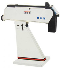 JET model BG-379 for high speed metal removal 3 x 79 inch BELT GRINDING MACHINE