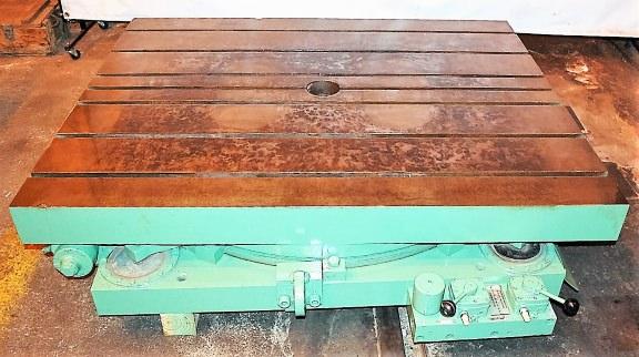 48” x 60” Giddings & Lewis Hydrostatic Rotary Table Model: Hydrostatic