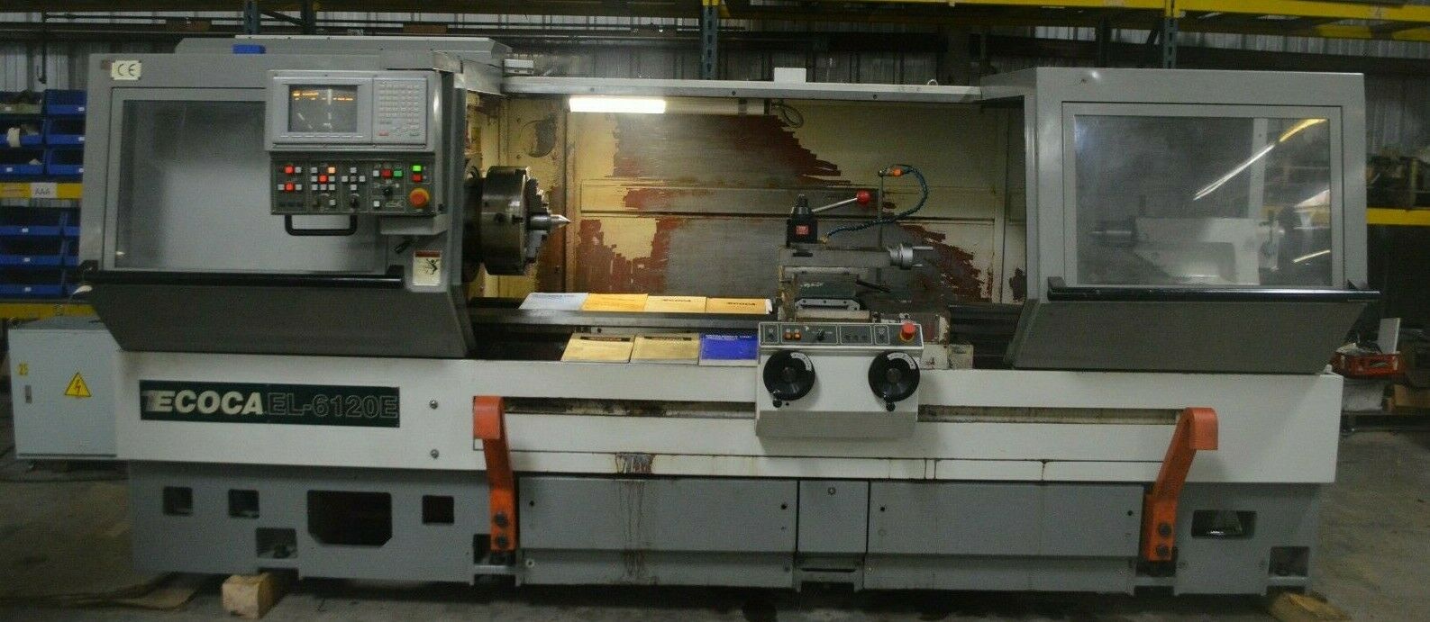 Ecoca EL-6120E Cnc Teach Lathe With Mitsubishi M520 Control