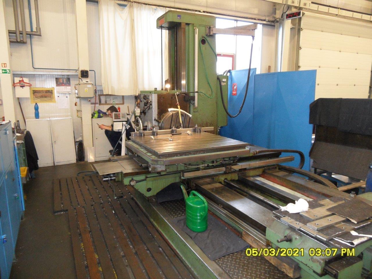 TOS Varnsdorf Horizontal Boring Mill with spindle diameter over 90 mm (3.5