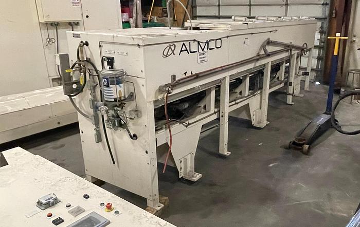 ALMCO MODEL V14-156TF COMBINATION VIBRATORY TUNNEL FINISH & INLINE CONVEYOR WASHER