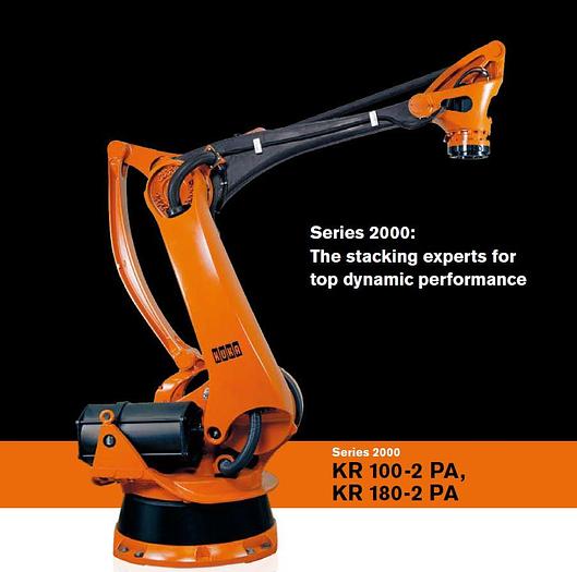 KUKA KR 100-2 PA 4 AXIS PALETTIZING ROBOT W/KRC 2 ed05 CONTROLLER (SOLD)