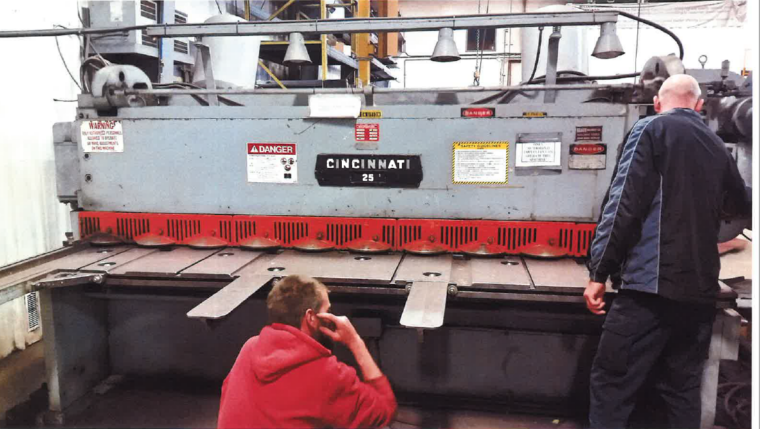 10′ x 3/8″ Cincinnati Mechanical Shear