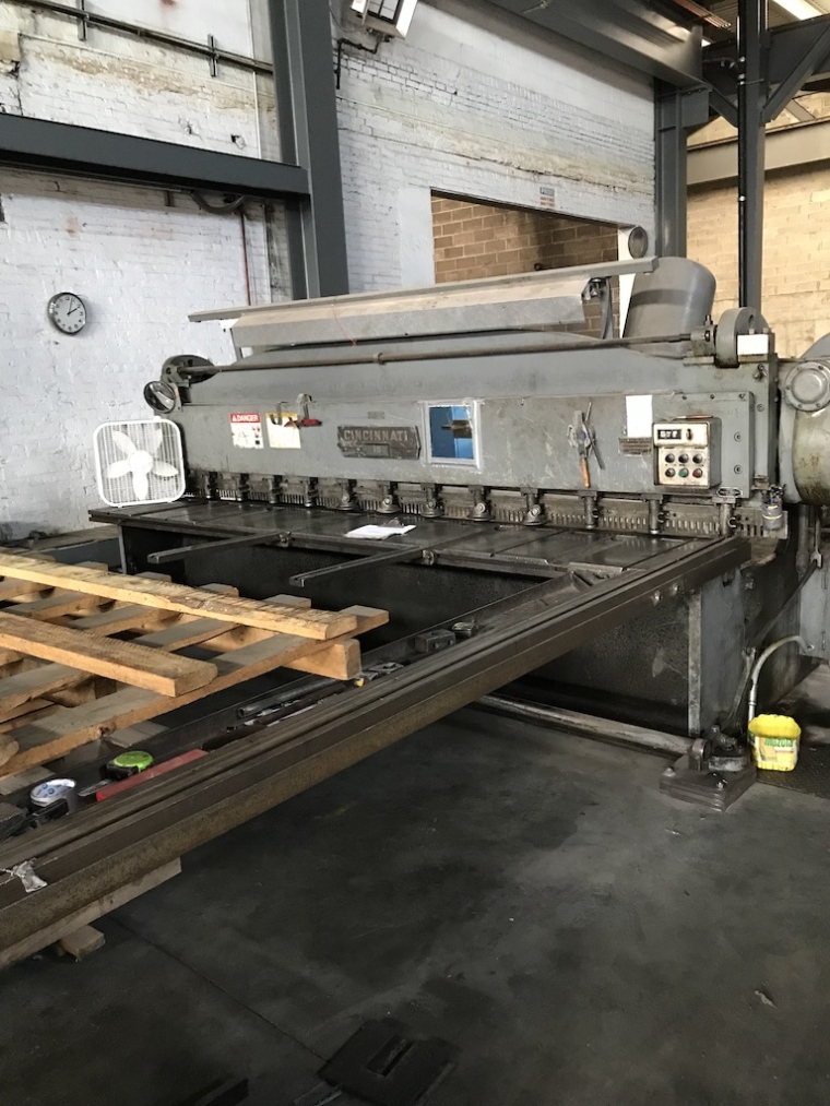 12″ x .250″ Cincinnati Mechanical Shear