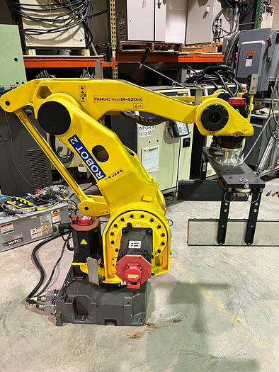 FANUC M-420iA ROBOT WITH R30iA CONTROLLER, CLEANED AND TESTED