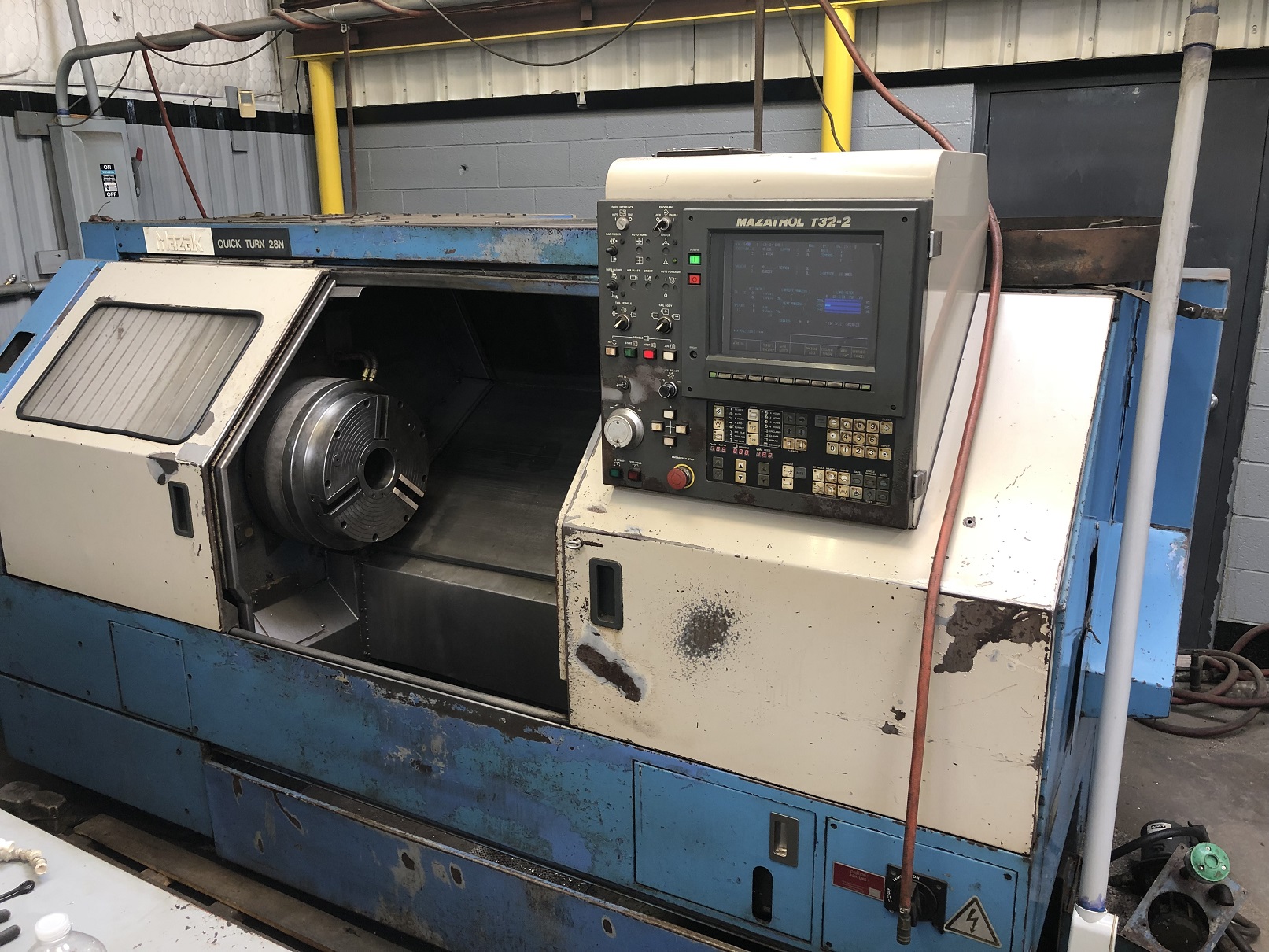 Mazak QT 28N Big Bore CNC Lathe