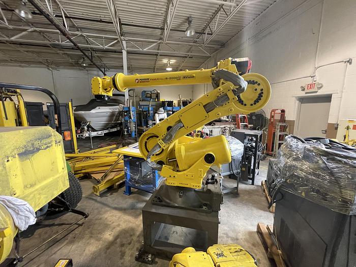 FANUC R2000iC/125L 6 AXIS CNC ROBOT WITH R30iB CONTROLLER VISION READY