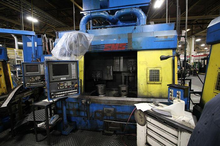 SAGINAW MACHINE SYSTEMS TWIN SPINDLE VERTICAL CNC TURNING CENTER