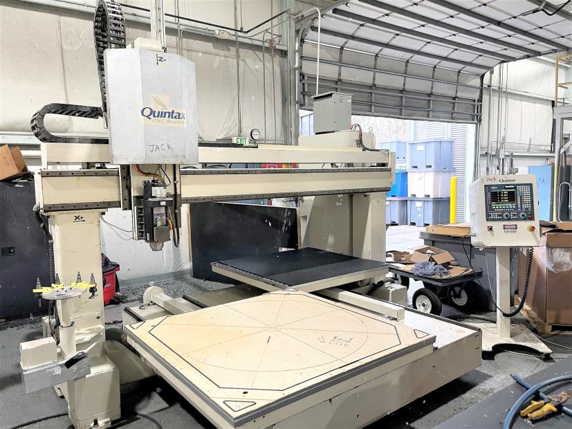 Quintax Q3M 3-Axis Dual 5×5 Tables CNC Router - QUINTAX Q3M