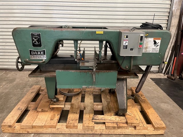 DAKE JOHNSON JH10 10” X 18” HORIZONTAL BAND SAW USA #GMT-3017