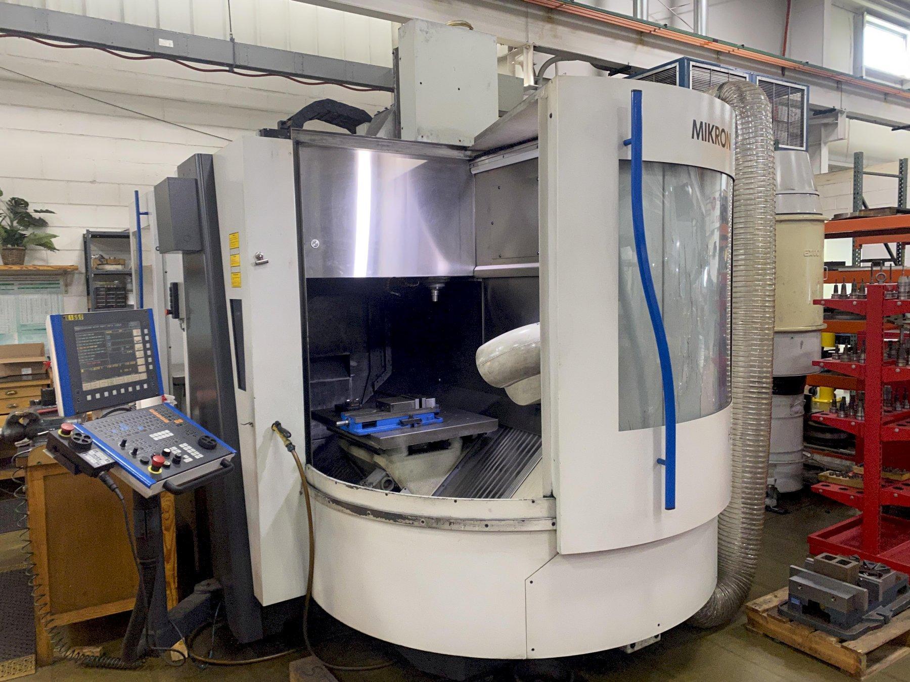 MIKRON HSM 800 HIGH SPEED CNC VERTICAL MACHINING CENTER W/ PALLET CHANGER