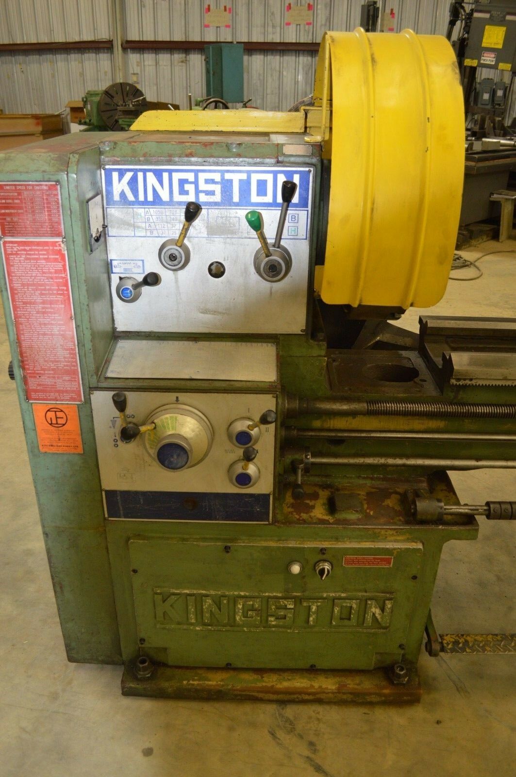 KINGSTON MODEL HL2500 ENGINE LATHE