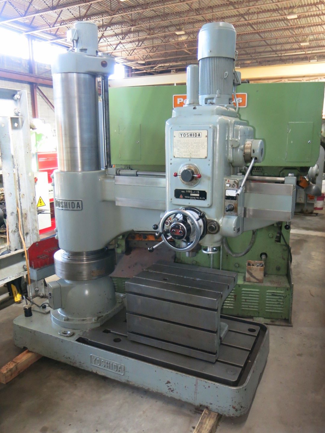 Yoshida 12″ Column 48″ Arm Radial Drill