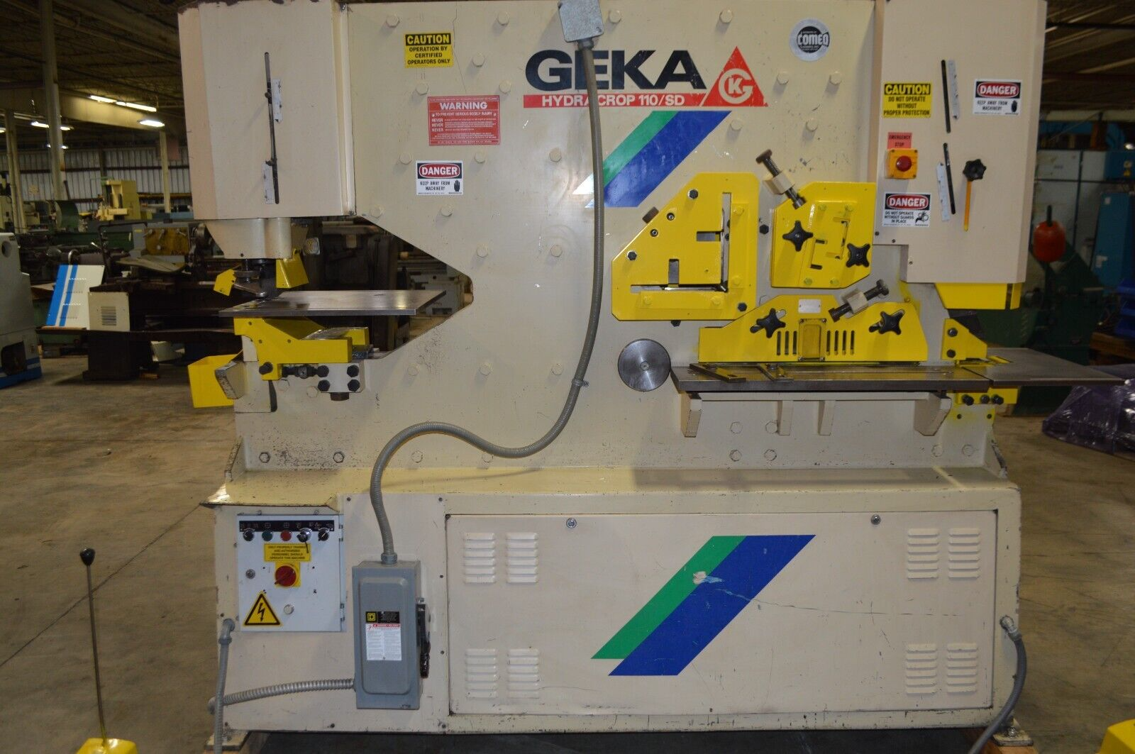 GEKA HYDRA CROP HYDRAULIC IRONWORKER 110/SD