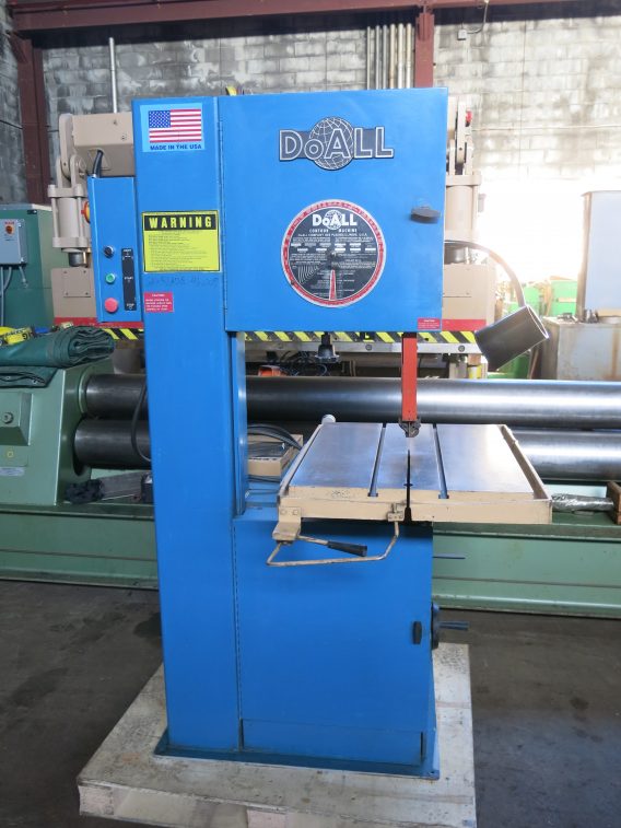 Doall 2013-V Vertical Bandsaw with Air Feed Table