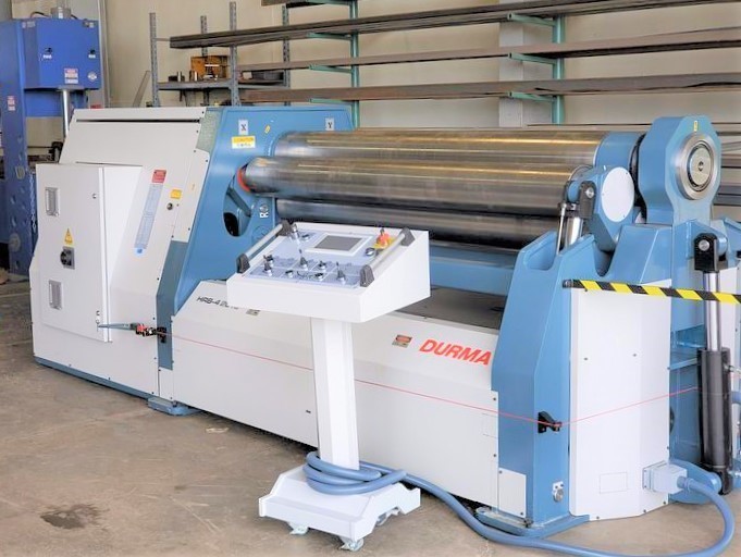 2020 Durma HRB-4 4-Roll CNC Plate Roll, Machine # 8538