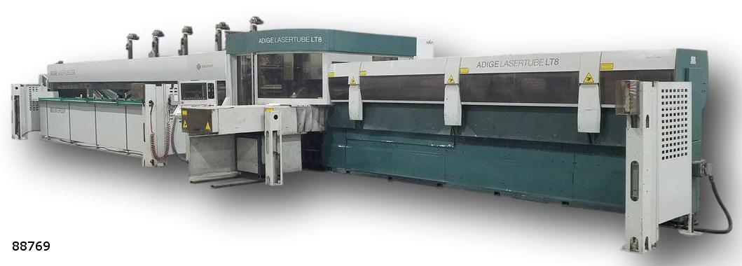 BLM (USED) MODEL ADIGE-LT8 TILT HEAD LASER TUBE CUTTING SYSTEM - 3.5 KW