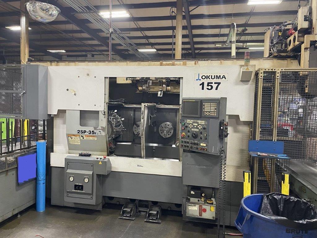 2006 Okuma 2SP-35HG, CNC Opposing Spindle Lathe Machine # 8572