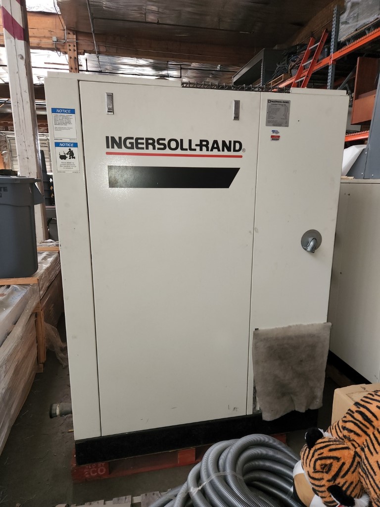 Ingersoll Rand SSR-EP50SE Variable Frequency Drive Air Compressor, Machine # 8599