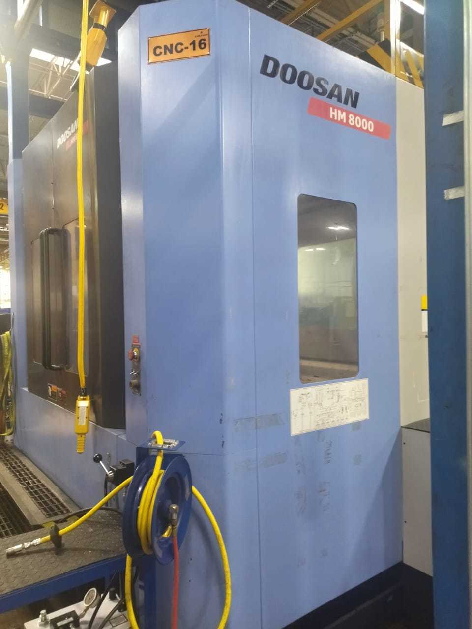 2012 Doosan HM-8000,MACHINING CENTERS, HORIZONTAL CNC # 8653