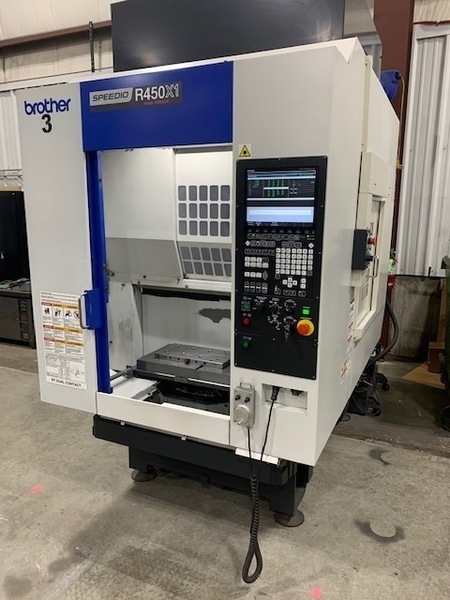 BROTHER SPEEDIO R450X1 with Quick-Table CNC Drilling and Tapping Centers