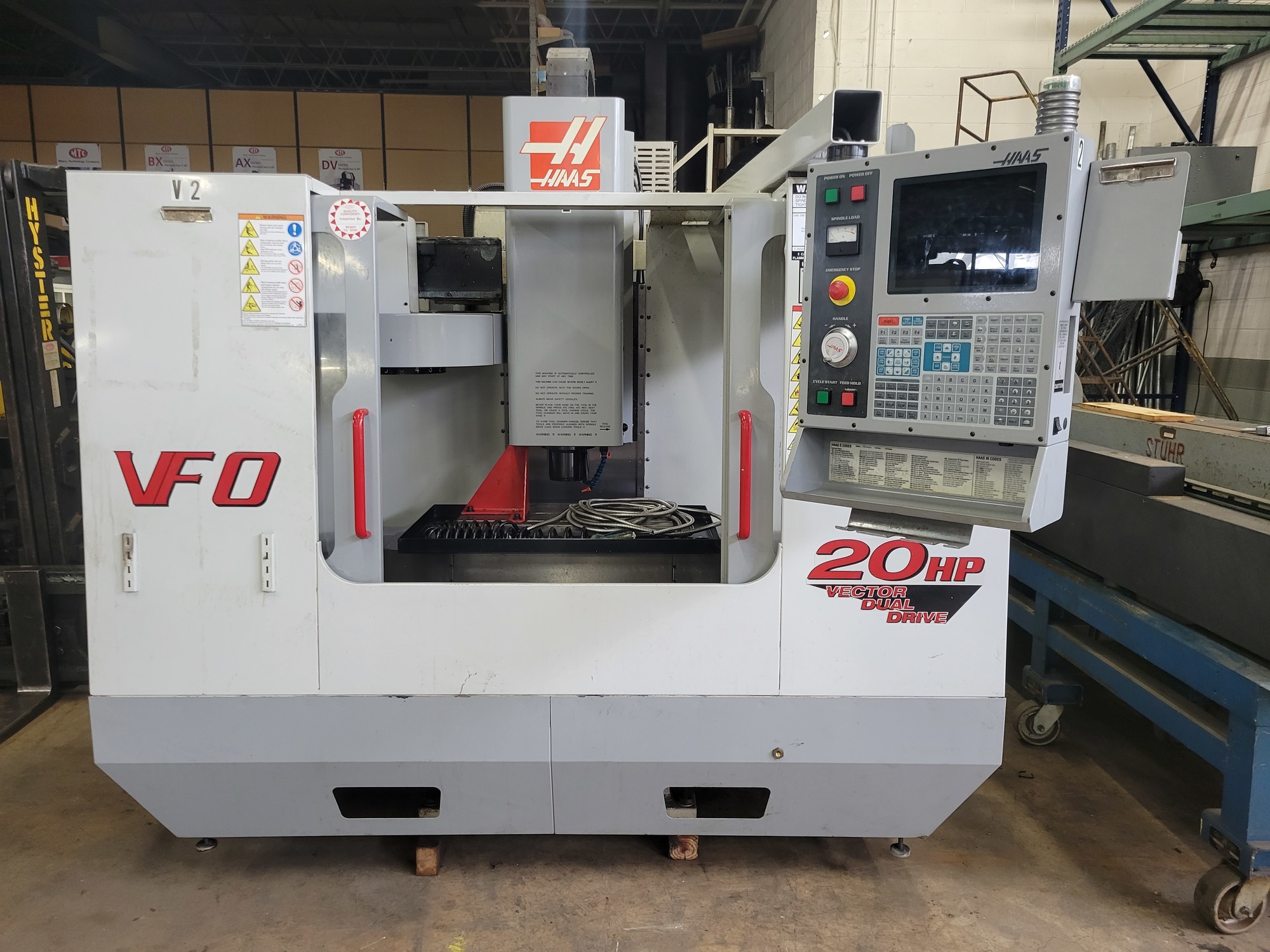 Haas VF-OB CNC,VMC from a School, hardly used very clean