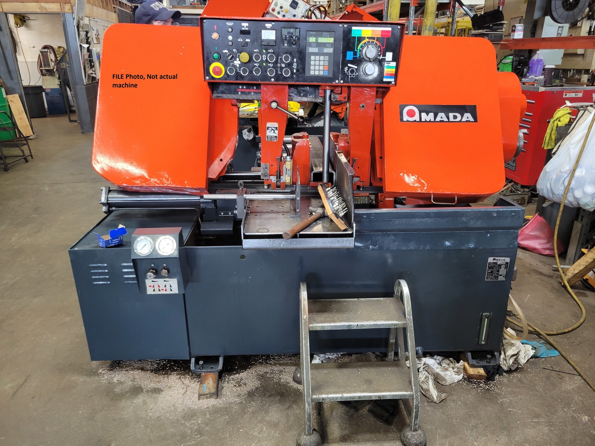 Amada HFA 400W Automatic Horizontal , Programmable bandsaw, NC control, 16