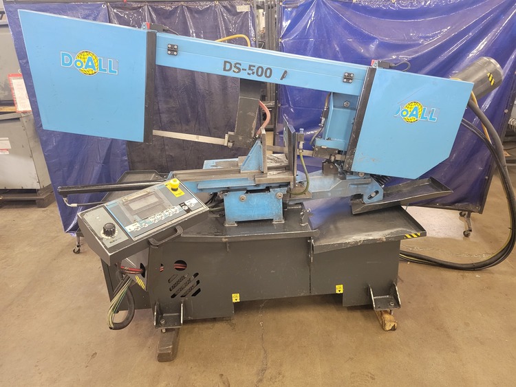 Doall Dual Swivel, Mitering horizontal bandsaw 60 degrees left and right, Semi Automatic 19
