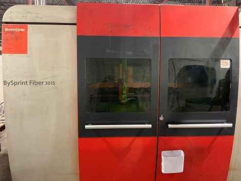 4000 WATT BYSTRONIC BYSPRINT 3015 FIBER LASER,MFG:2013   Our stock number: 12407