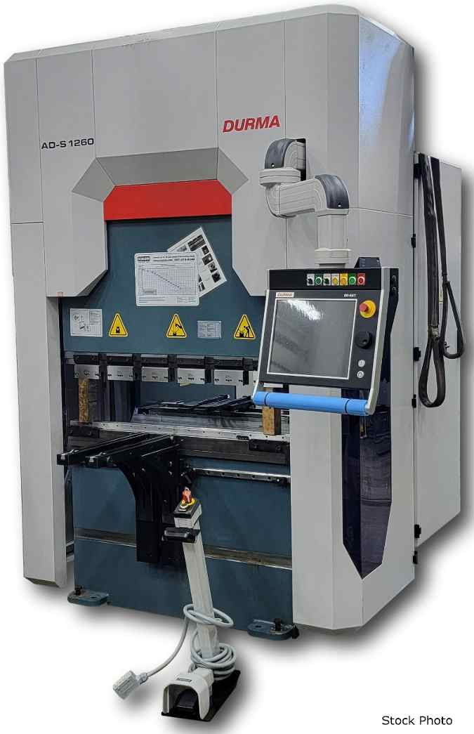 DURMA (NEW) MODEL AD-S 1260 CNC HYDRAULIC PRESS BRAKE WITH DT-15 CONTROL