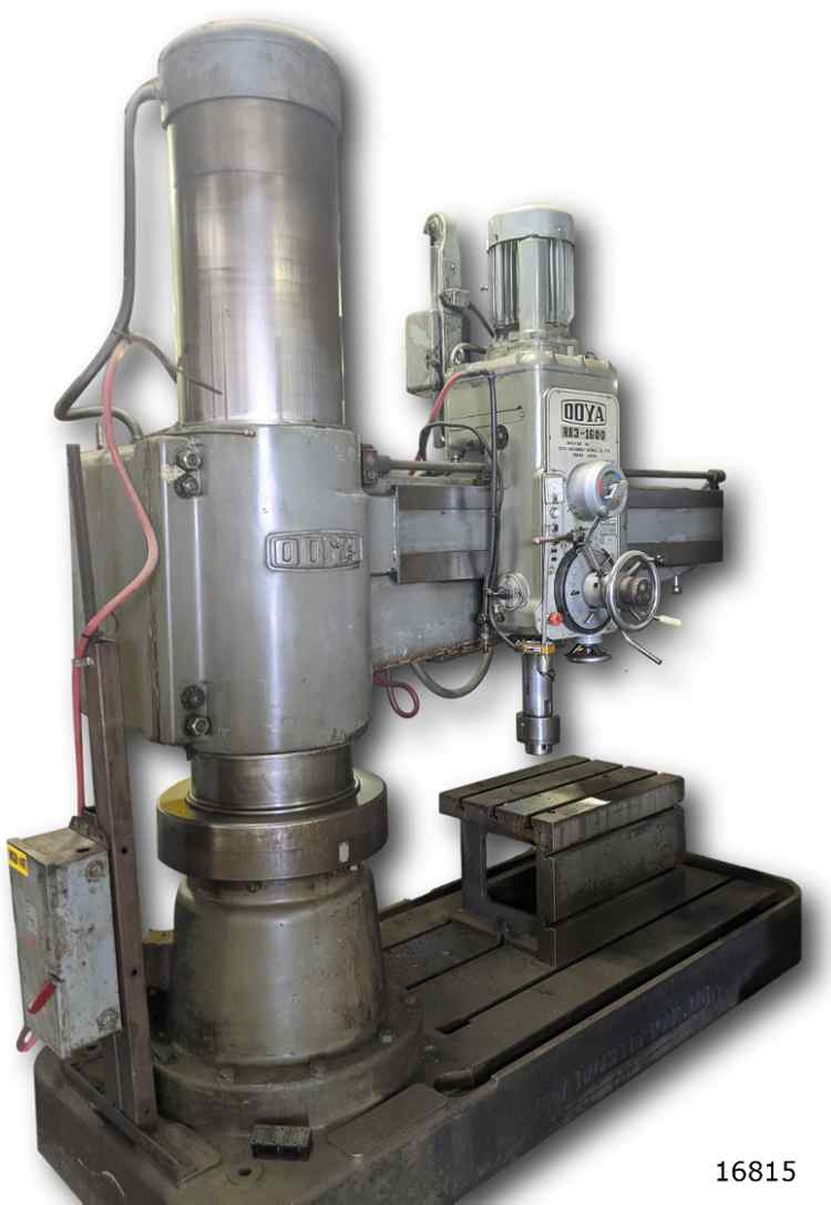 OOYA (USED) MODEL RE3-1600 RADIAL ARM DRILL