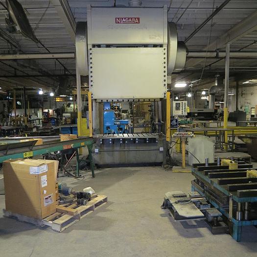 225 TON NIAGARA DOUBLE CRANK GAP FRAME PRESS