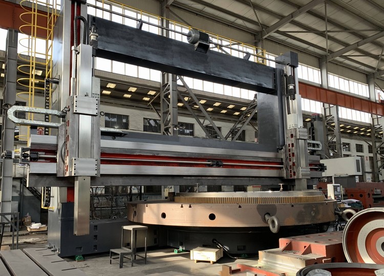 D-F 8,000mm (315”) Model CK5280 CNC Double Column Vertical Turning Lathe