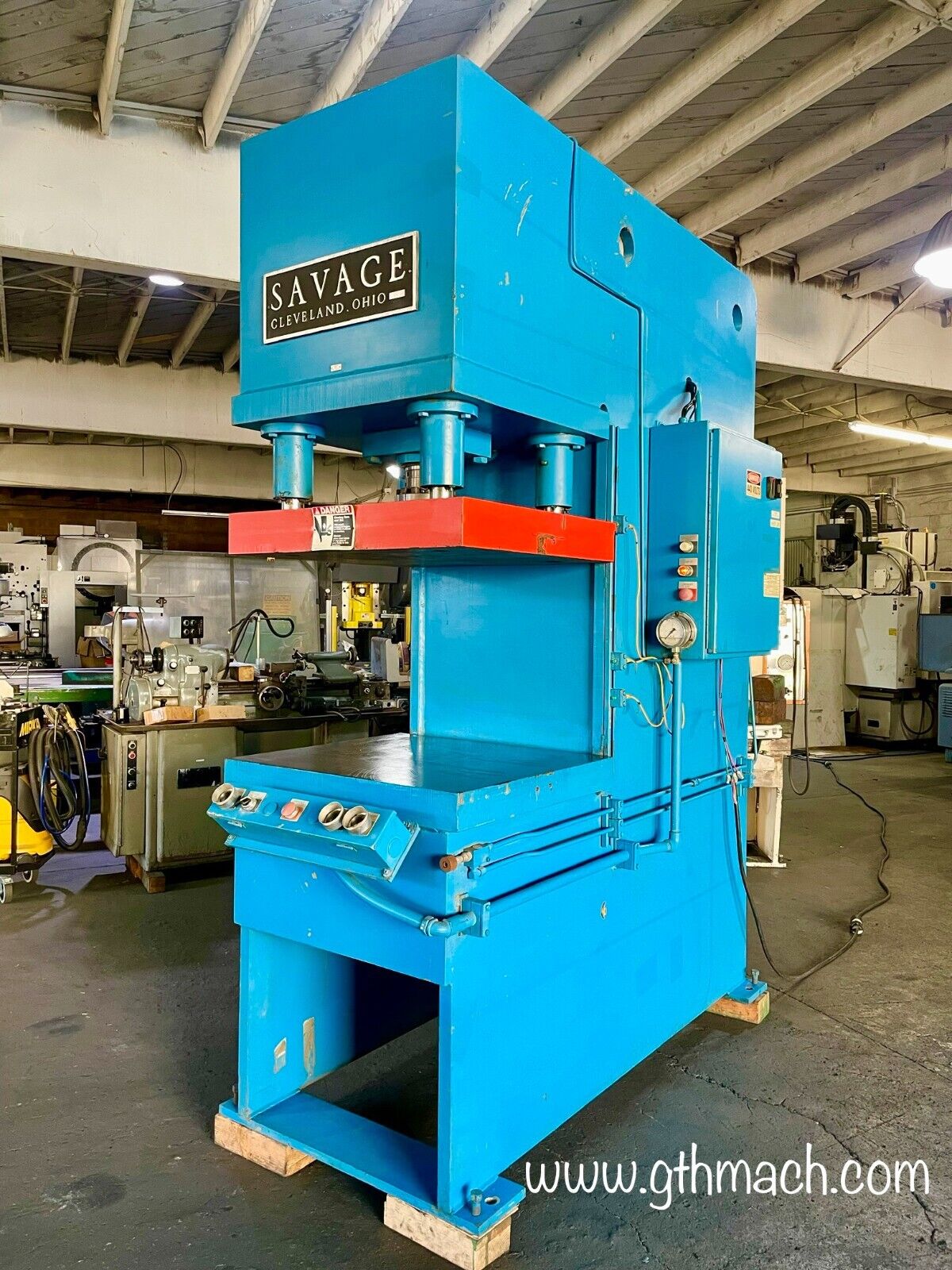 50 Tons Savage C Frame Hydraulic Press