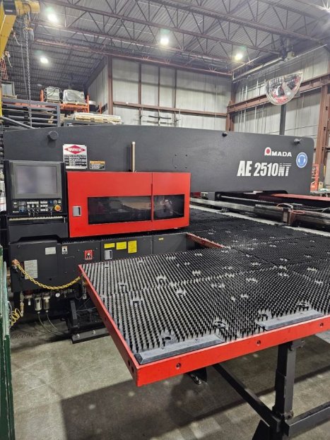 22 TON AMADA AE2510NT SERVO-TURRET PUNCH 50