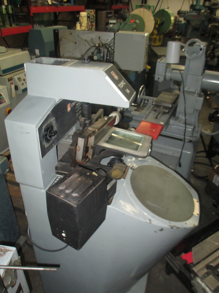 0462-530 Jones & Lamson 14″ Floor Model Optical Comparator Model # TOPIC-14, S/N: E53227