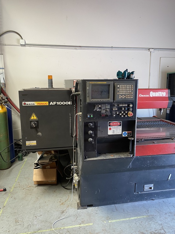 Amada Quattro AF 1000E CNC Laser Cutter