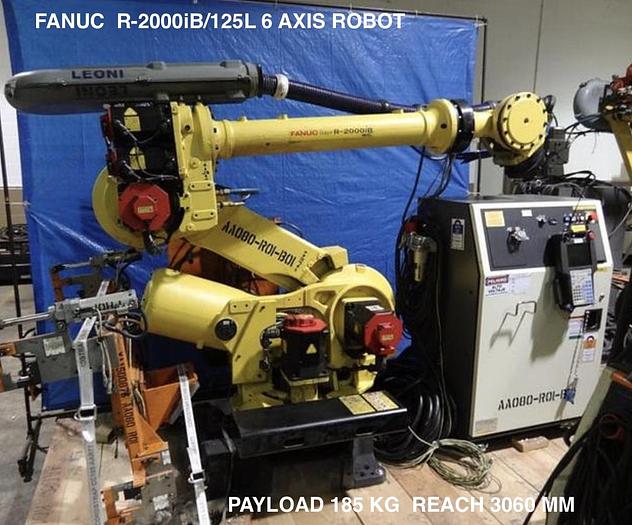 2015 FANUC R-2000iB/185L 6 AXIS ROBOT WITH R-30iB CONTROLLER