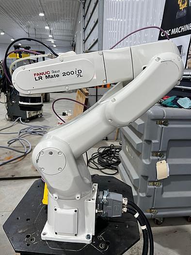 NEW IN BOX FANUC LR MATE 200iD/7L 6 AXIS ROBOT WITH R30iB MATE PLUS COMPACT CONTROLLER