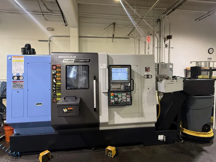 DOOSAN PUMA TT1300SYYB CNC Lathe Sub Twin Turrets YY 2021’ #7273